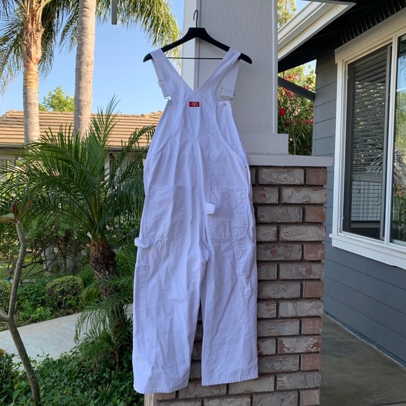 White Dickies Overalls - Picture 2 of 3